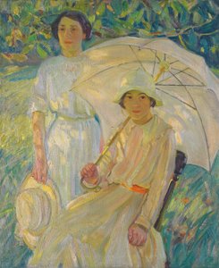 Parasol blanc - Helen Galloway McNicoll